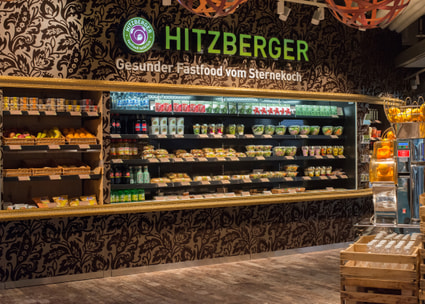 Regal in Hitzberger Filiale Présentoir dans une filiale Hitzberger
